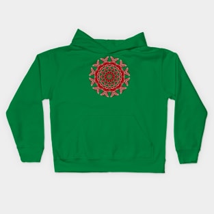 Root Chakra Mandala Kids Hoodie